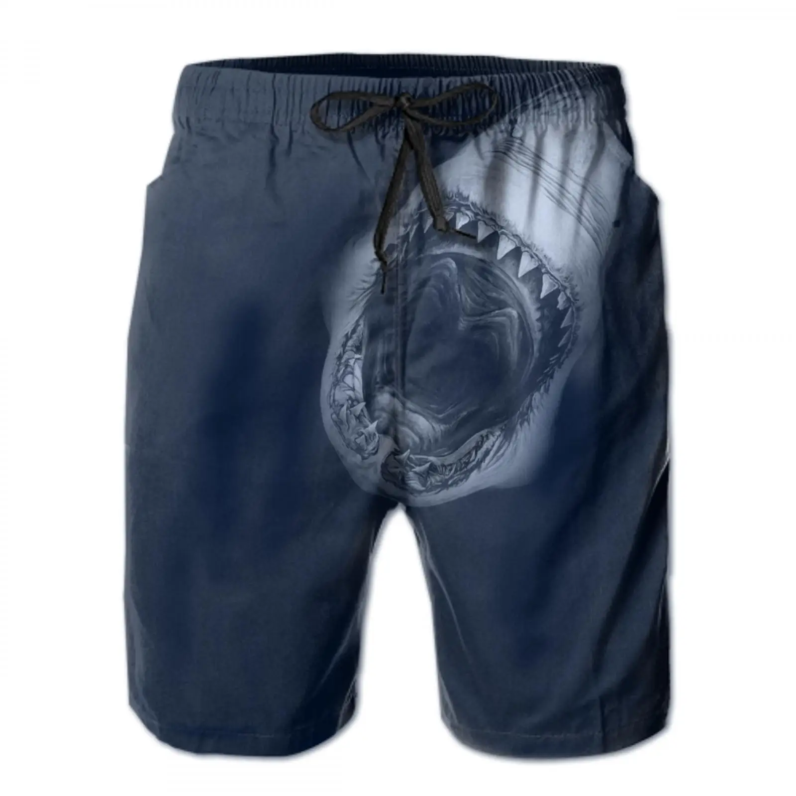 

printer shark swimwear beach shorts gothic adult waterproof panties shark toy man/male panties