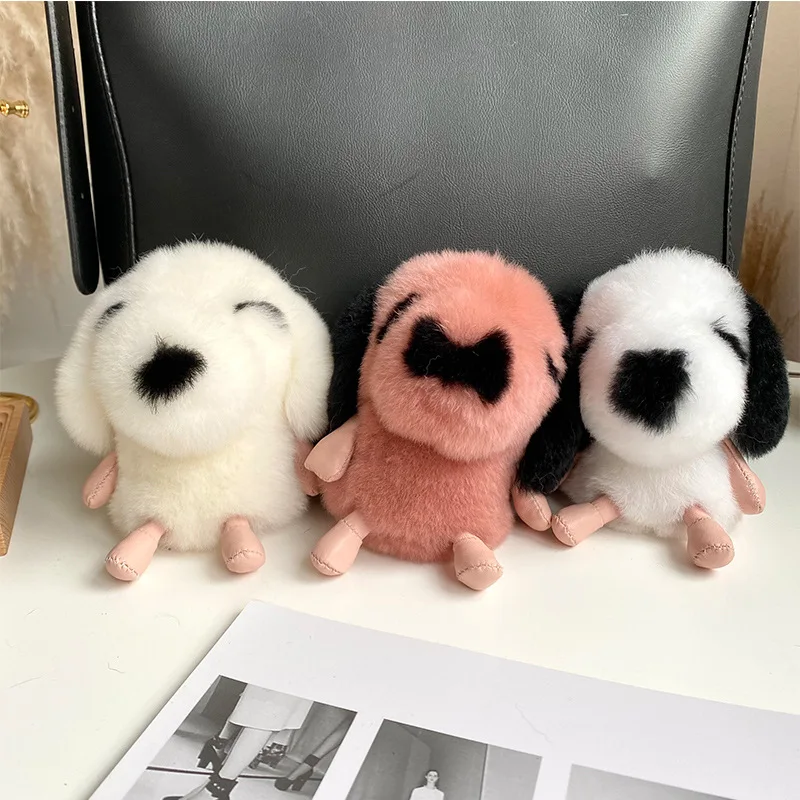 Роскошный брелок с подвеской в виде маленькой собаки милый щенок для женской