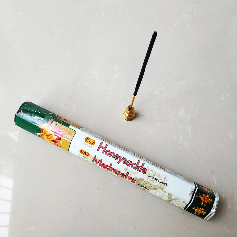 Одна маленькая коробка жимолость палочка благовония для целительной комнаты