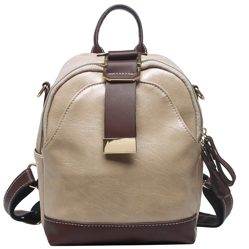 

2020 Newest Fashion Backpack Women Designer Patchwork Crossbody Bags Ladies Small Backpacks Multifunctional Female Bookbag Purse