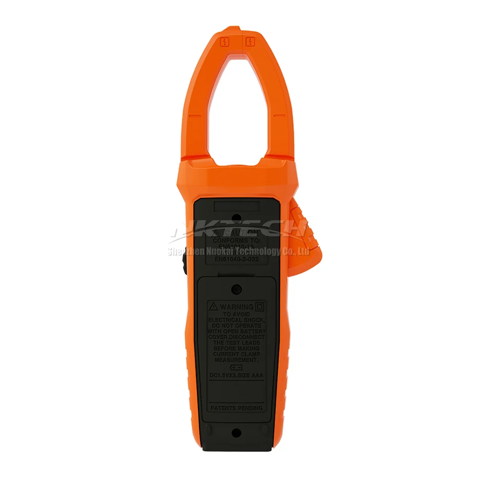 Цифровой токоизмеритель-зажим NKTECH NK260D Ture RMS температуры напряжения переменного