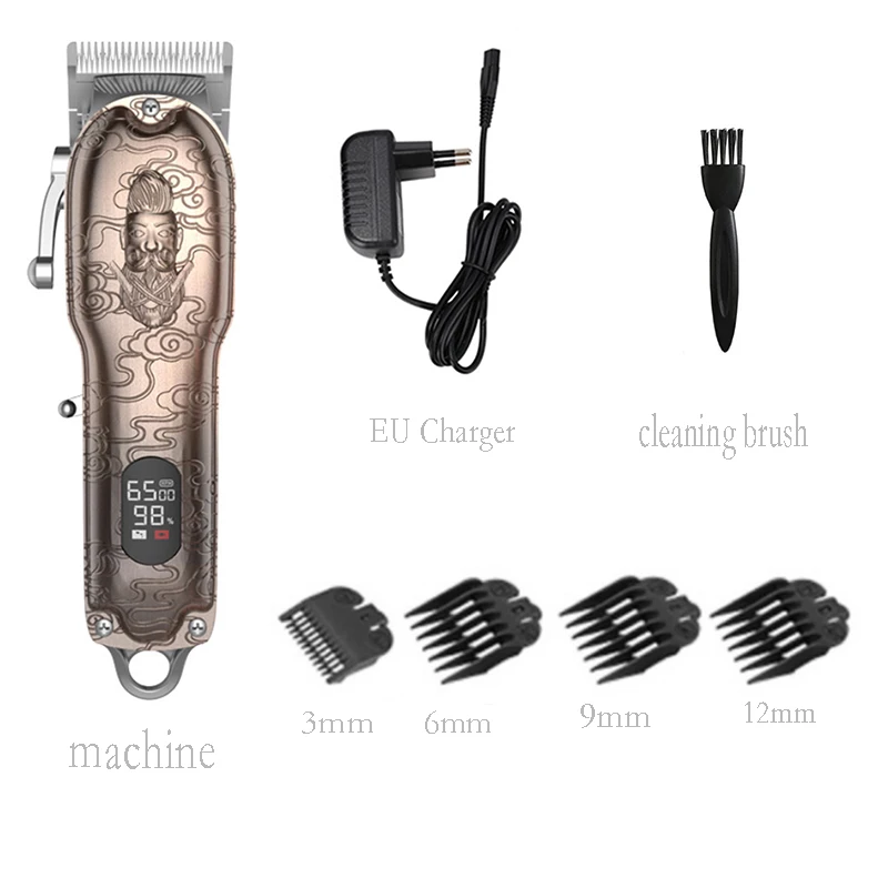 

Professional adjustable hair clipper barber shop rechargeable hair trimmer men electric finishing hair cutter machine haircut