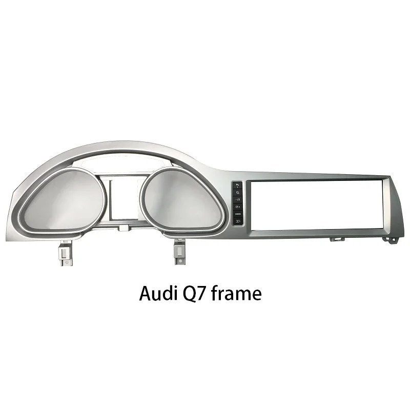 Белый Рамка для Android 9,0 dvd-плеер навигация Multimidia Радио 1 Din Android для Audi Q7/A6L - Цвет: Белый