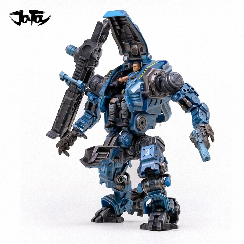 robot and soldiers JOYTOY 1:18 фигурка робота фридан машина Броня военный ABS робот модель комплект меха - Цвет: robot and soldiers