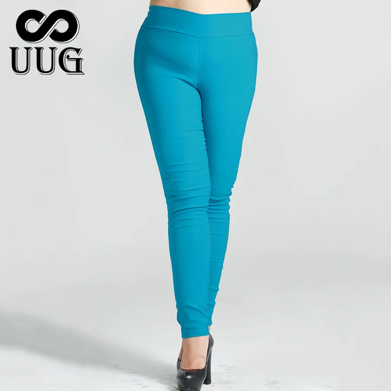 UUG 4XL 6XL 8XL 10XL размера плюс женские брюки карандаш модные женские брюки большого размера длинные брюки для женщин черные облегающие