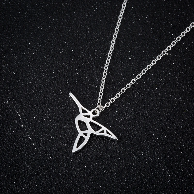 Ожерелье Jisensp из нержавеющей стали с подвеской в виде птицы | Украшения и