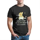 Забавная Футболка I Didnt Fart My приклада Blow You A Kiss, принадлежности для черных пар, панк, готический стиль, красные футболки с коротким рукавом, аниме 8717