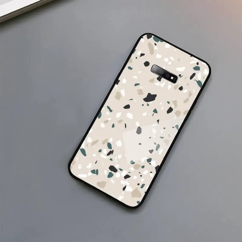

Terrazzo seamless aesthetics pattern Phone Case Tempered glass For Samsung S6 S7 edge S8 S9 S10 e plus note8 9 10 pro