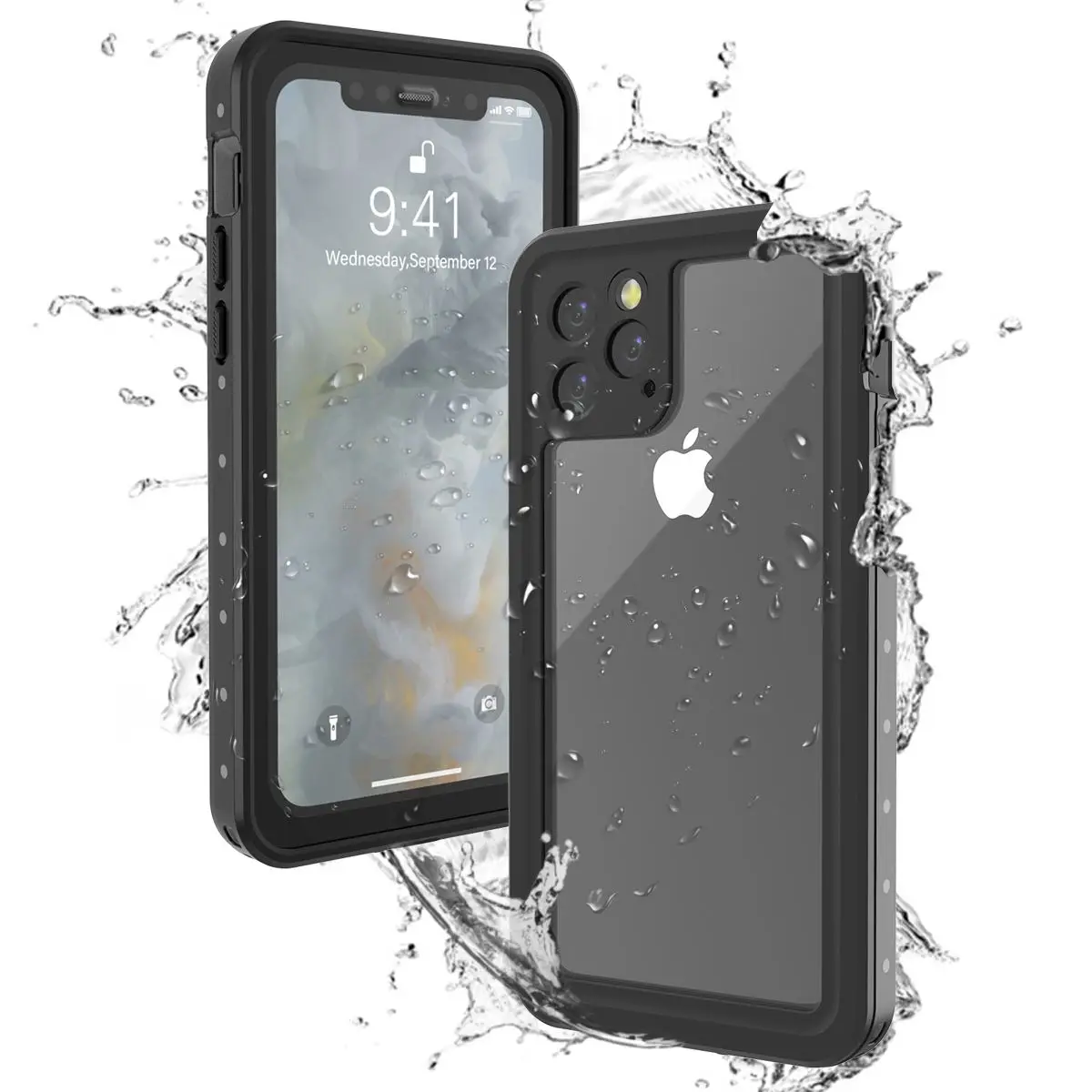 Чехол для iPhone 11 11 Pro Max IP68 водонепроницаемый ударопрочный на 360 градусов подводный чехол для iPhone 11 Pro прозрачный чехол