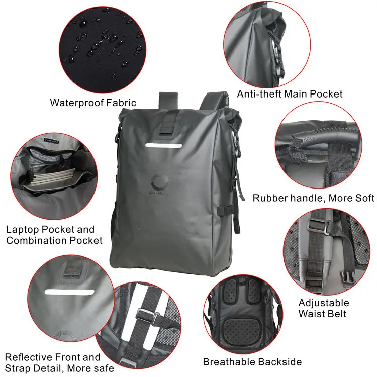 

Wholesale Anti-theft High Capacity Waterproof Laptop Backpack Hand Bag Casual Sports Backpacks