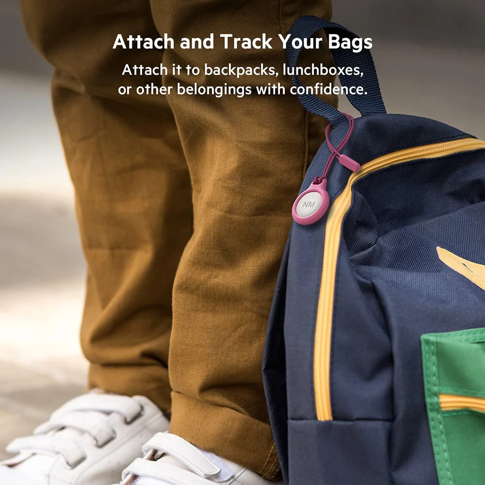 

Secure Holder for Apple Airtags Case Protective Cover Bumper with Strap Tracker Accessories Anti-scratch Keychain Air tag case