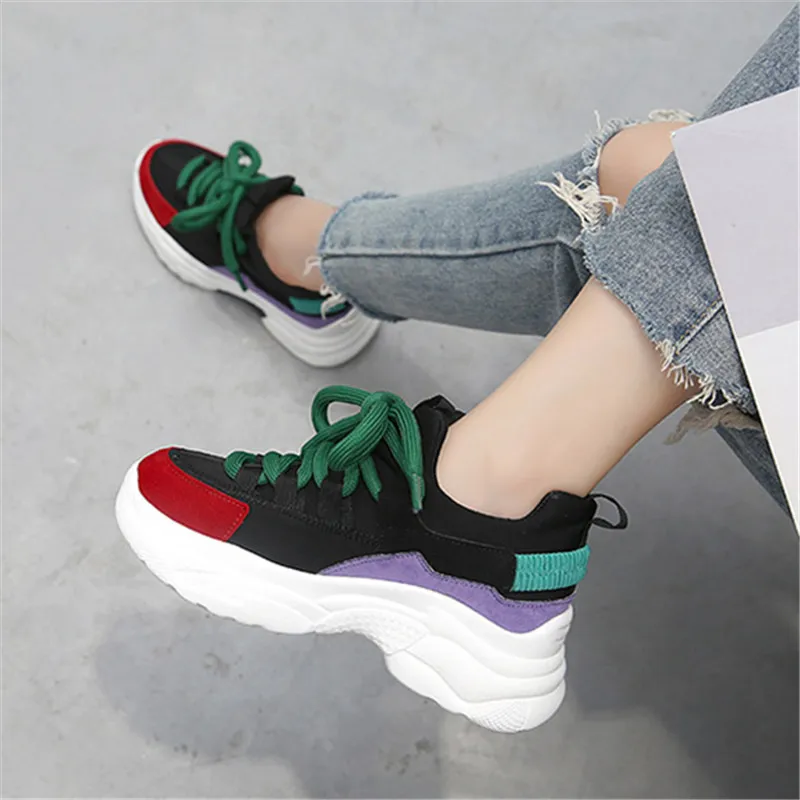 Женские сетчатые дышащие кроссовки RASMEUP удобные повседневные на толстой подошве