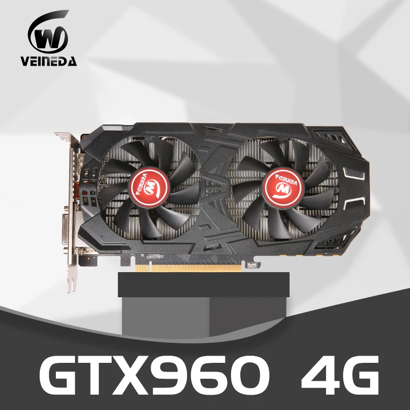 

VEINEDA PC Video Card Original GTX 960 4GB 128Bit GDDR5 Graphics Cards for nVIDIA VGA Cards Geforce GTX960 4gb Dvi game