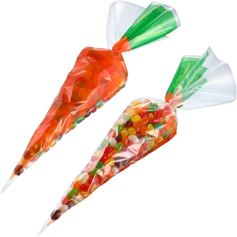 

Creative Personality Candy Package CPP Bag Translucent Carrot Candy Bag