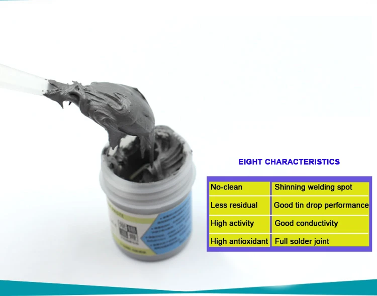 Низкотемпературная паяльная паста 138 Оловянная с перемешивающей пастой
