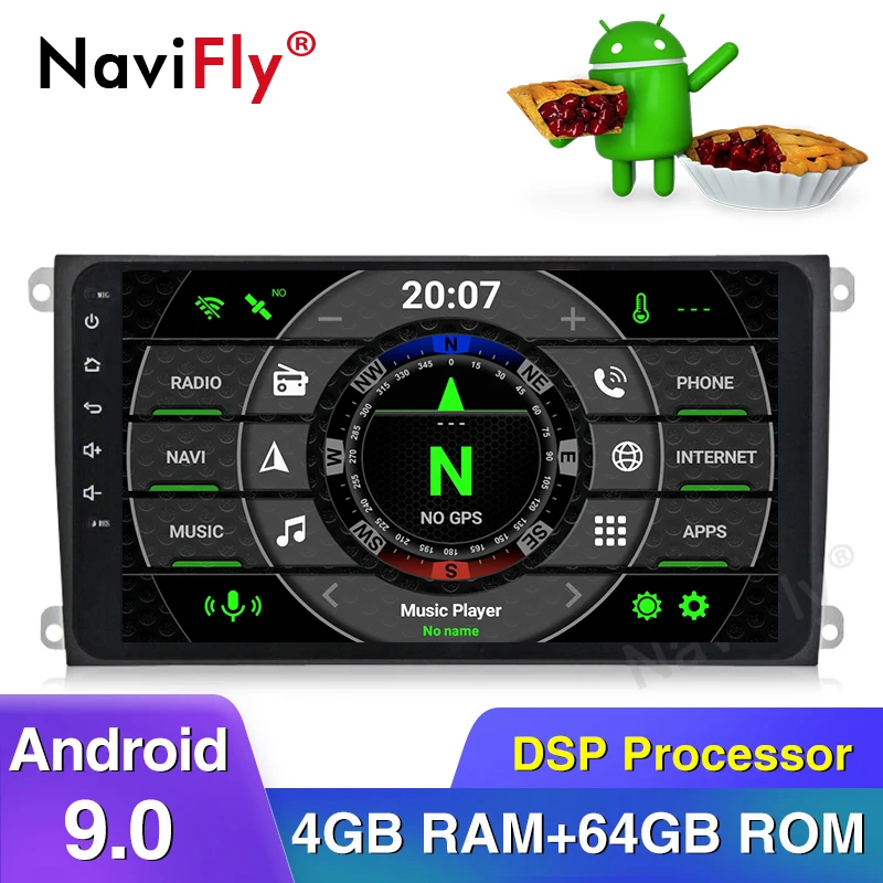 DSP ips 1 Din Android 9,0 автомобильный Радио мультимедийный плеер gps навигация для Porsche Cayenne 2003-2010 RDS fm стерео головное устройство