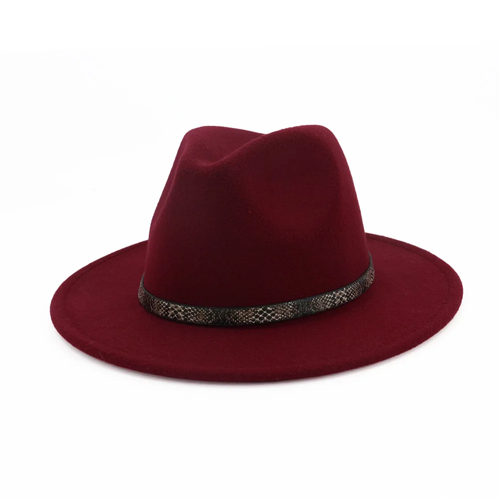 

Fashion Men women Autumn Elegant Top Jazz Hat party hat felt hats Sombrero mens felt hat Summer Hat Chapeau HF67