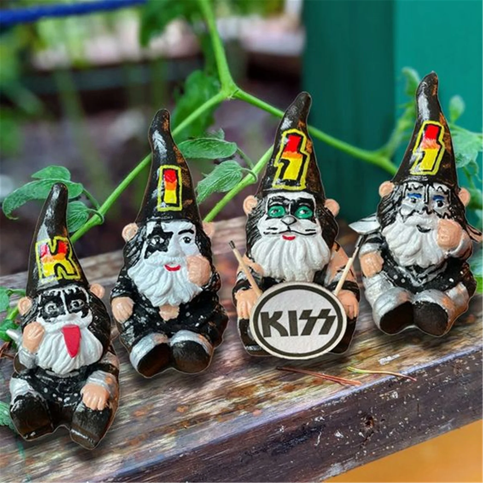 

1/4 штук, искусственный бриллиант из смолы, садовая статуя гнома ручной работы для рабочего стола орнамент газон садовый декор JS22