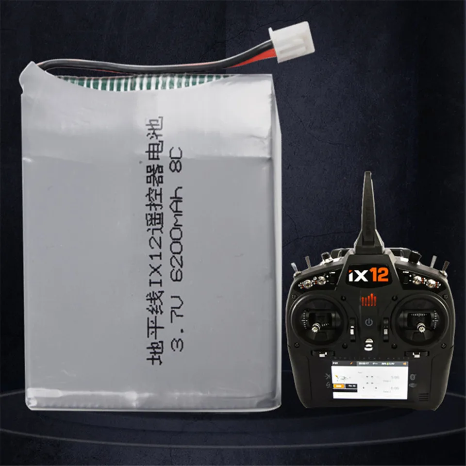 1S 3 7 V 6200mah 8C Lipo аккумулятор для iX12 RC Радиоуправляемый пульт дистанционного