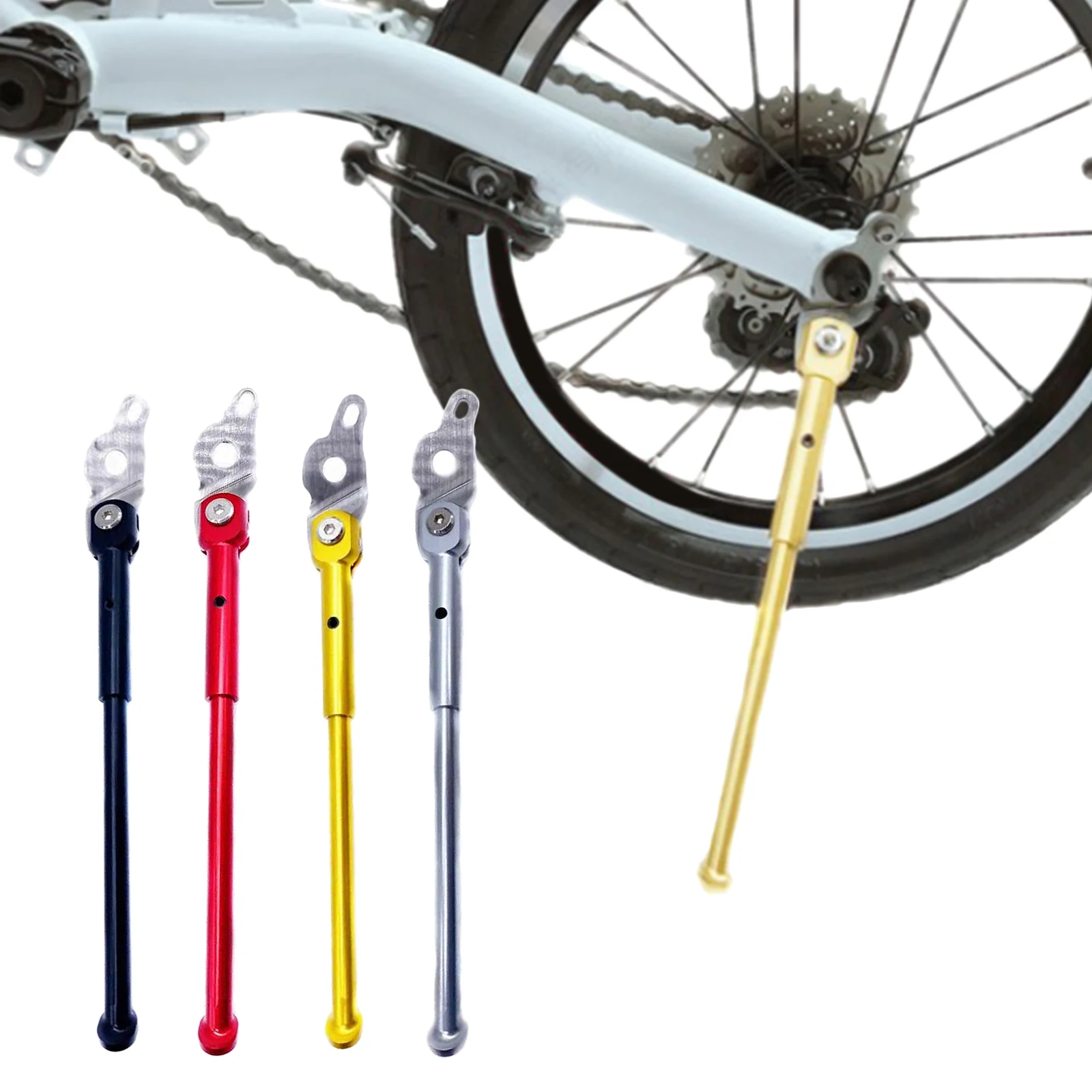 

Противоскользящая Складная подставка для велосипеда с 305/349 колесами, односторонняя задняя подставка для велосипеда, детские велосипеды, по...