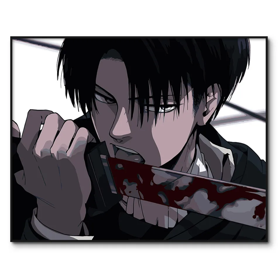 Набор для рисования по номерам на холсте атака Титанов|Рисование и каллиграфия| |