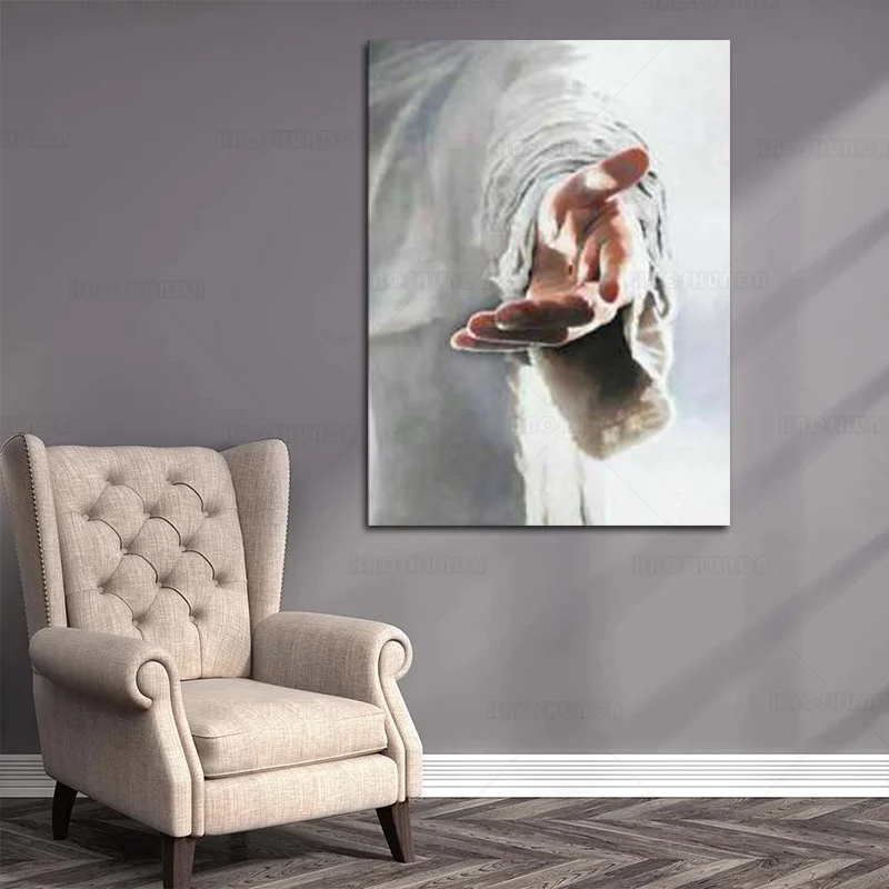 Картина на холсте с изображением HD настенное искусство христианский Иисус дайте