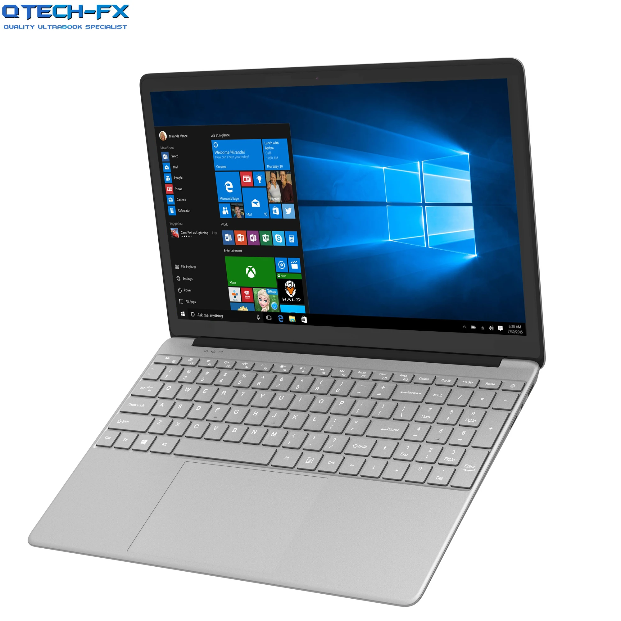 15," металлический ультрабук ips SSD 512 GB/128/256 ГБ Intel 4 ядра 8 Гб Оперативная память бизнес Windows10 арабская клавиатура AZERTY испанский Русская клавиатура