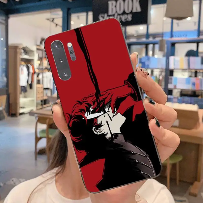 

HUAGETOP Persona 5 Soft Phone Cover For Samsung Note 7 8 9 10 Plus lite Galaxy J7 J8 J6 Plus 2018 Prime