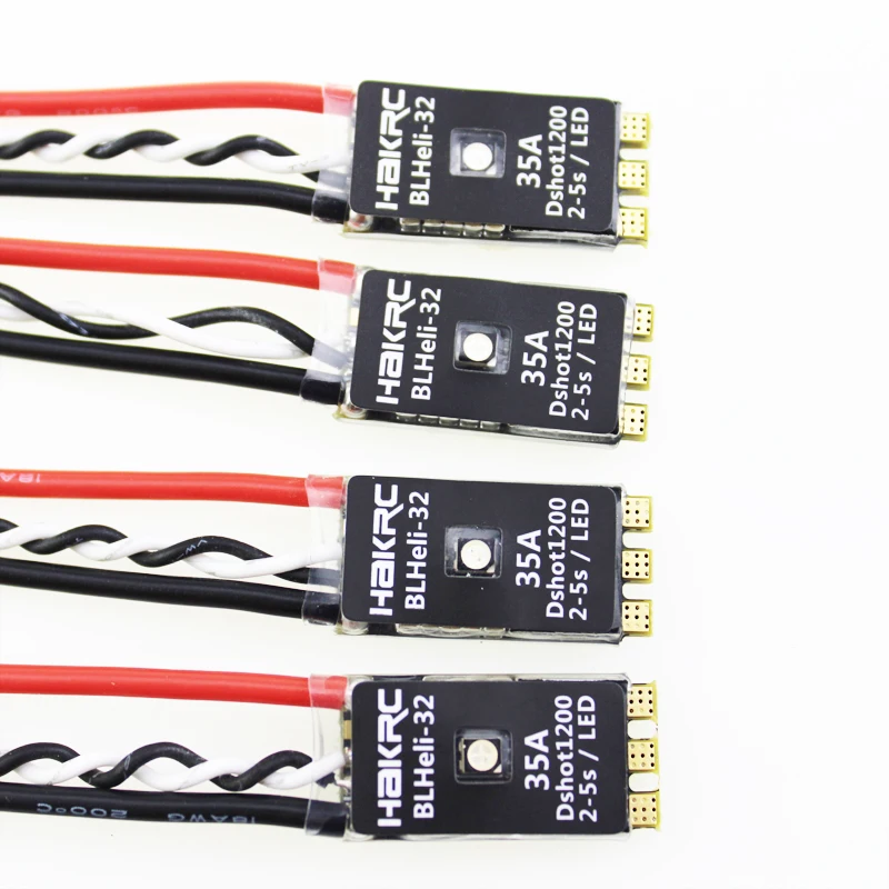 HAKRC BLHeli_32 Bit 35A 2-5S ESC встроенный СВЕТОДИОДНЫЙ Мультикоптер Dshot1200 для моделей RC