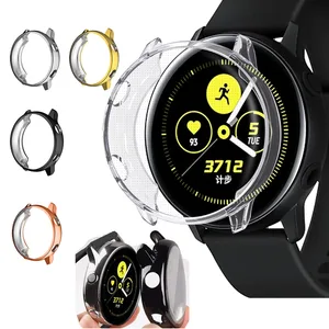 Защитный чехол active 1 для Samsung Galaxy Watch active 2 44 мм 40 мм аксессуары Чехлы TPU полная защита экрана + чехол