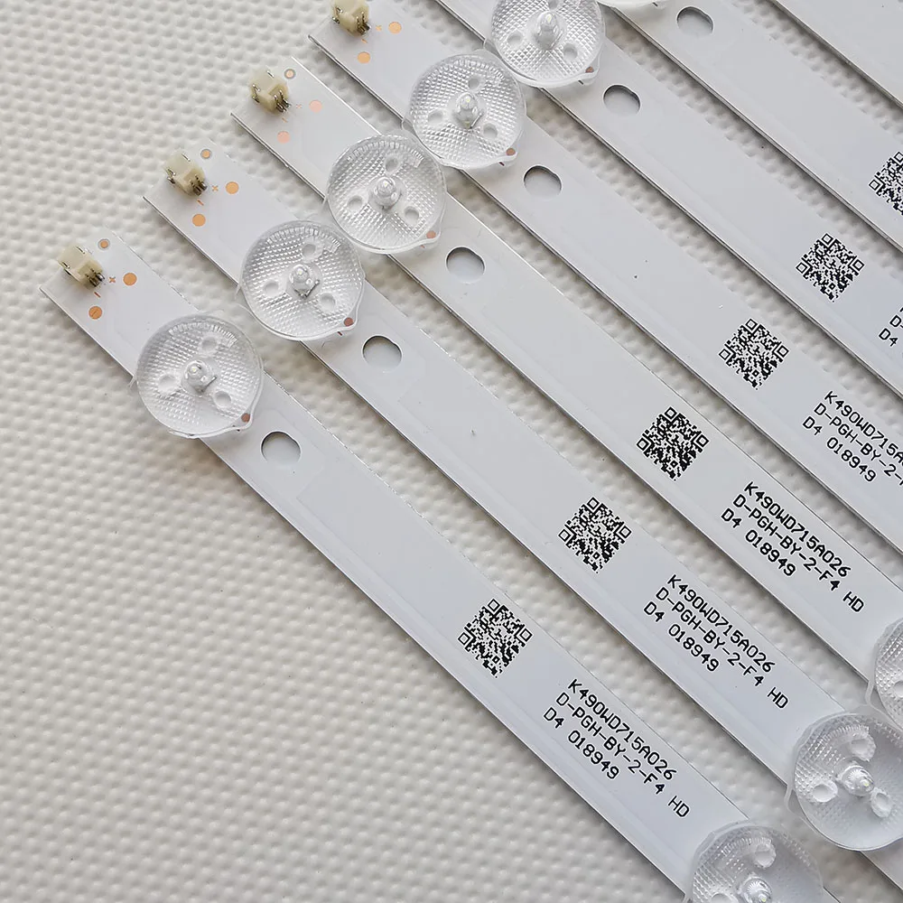 9 шт./лот светодиодная подсветка для DEXP F49B7000T 49PUF6050 PH49PFG5001/78 49PFL3445 49PUF6050/T3 K490WD7 A1 A2