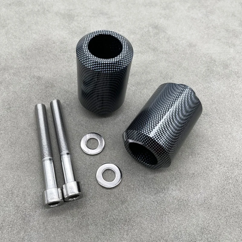 Новинка 2022 мотоциклетные черные Углеродные слайдеры без обрезания защита от