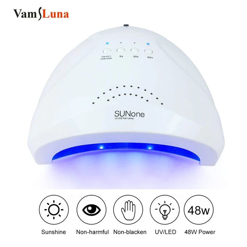 

Sunone 48W Nail LED UV Lamp UV Lamp Nail Dryer For Manicure Curing Poly Gel Nail Polish Drye With Motion Sensing Nail Tools