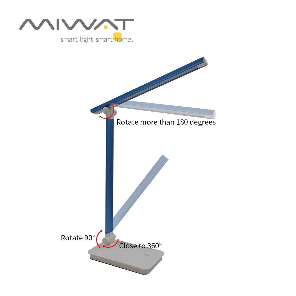 Простой Модный светодиодный настольный светильник складной 3 уровня с