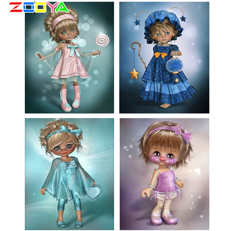 Алмазная живопись полная дрель 3D Стразы вышивка портрет девушки 5D мозаика