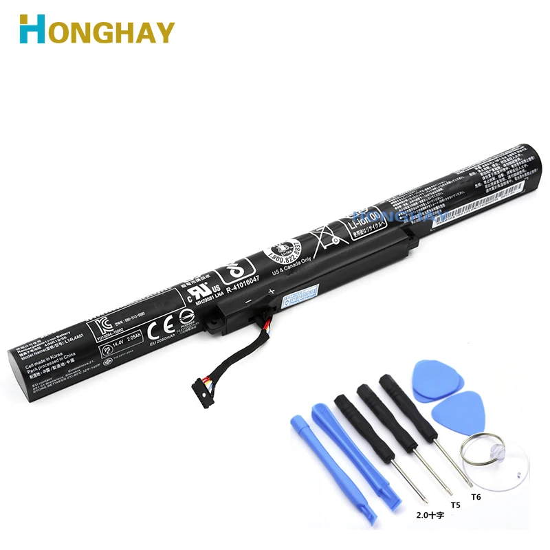 Аккумулятор для ноутбука HONGHAY L14L4A01 LENOVO V4000 Y50C Erazer Z41 Z51 70 L14L4E01 L14M4A01 L14M4E01 L14S4A01