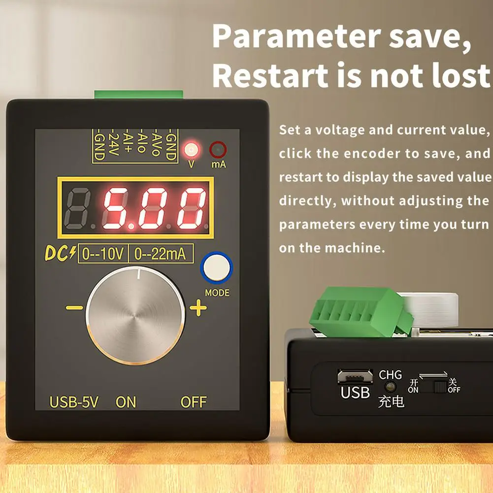 

0-10V 0/4-20mA Current Generator Portable Signal Generator