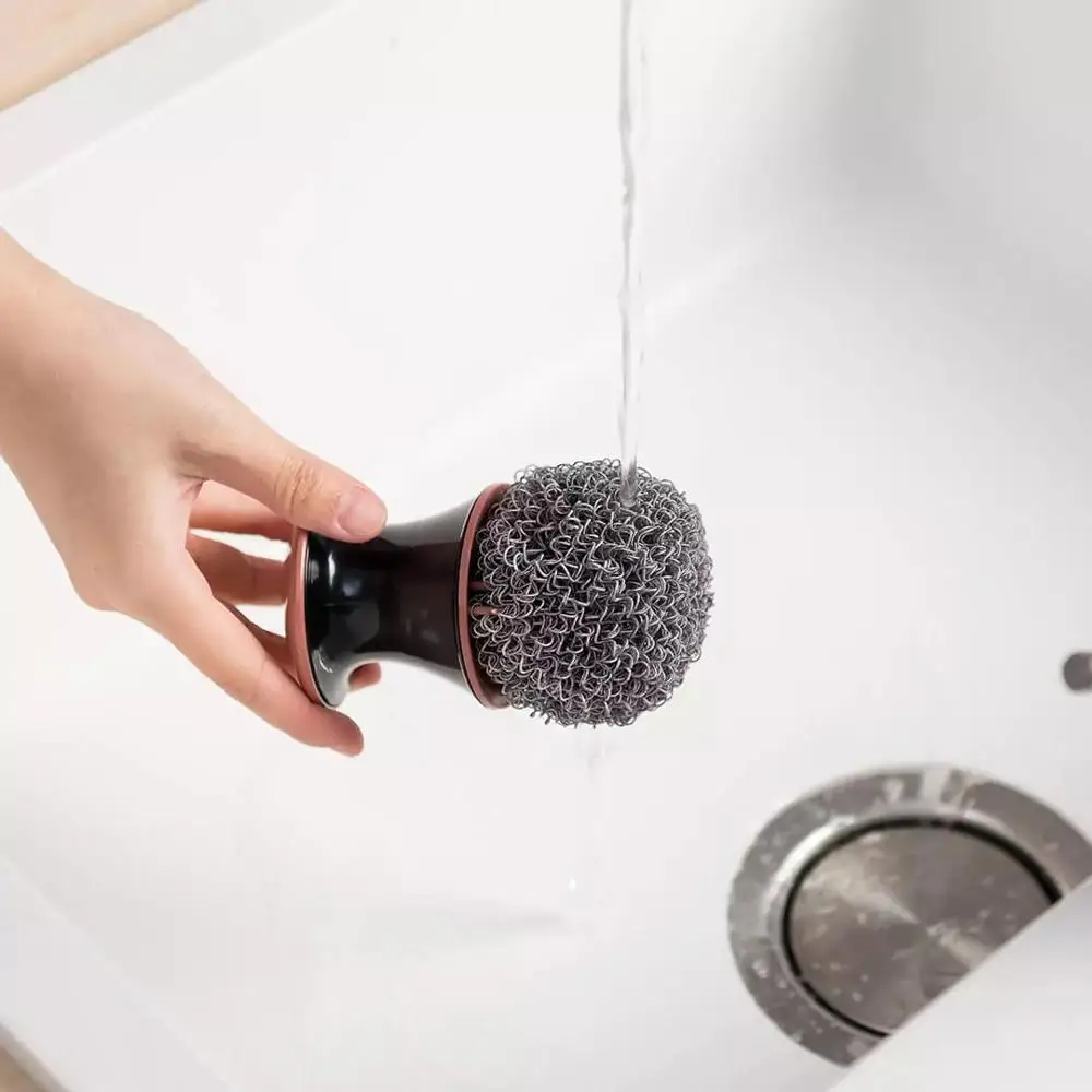 

Xiaomi Cleaning Brush Nano Material Scourer Abstergent Balls Washing For Pot, Frying Pan, Bowl, Plate Kitchen Supplies Gadgets