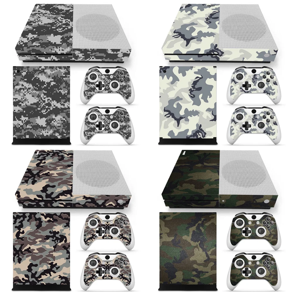 Для X box one s Наклейка на консоль 2 контроллеры наклейка для BOX ONE S Виниловая x ПВХ