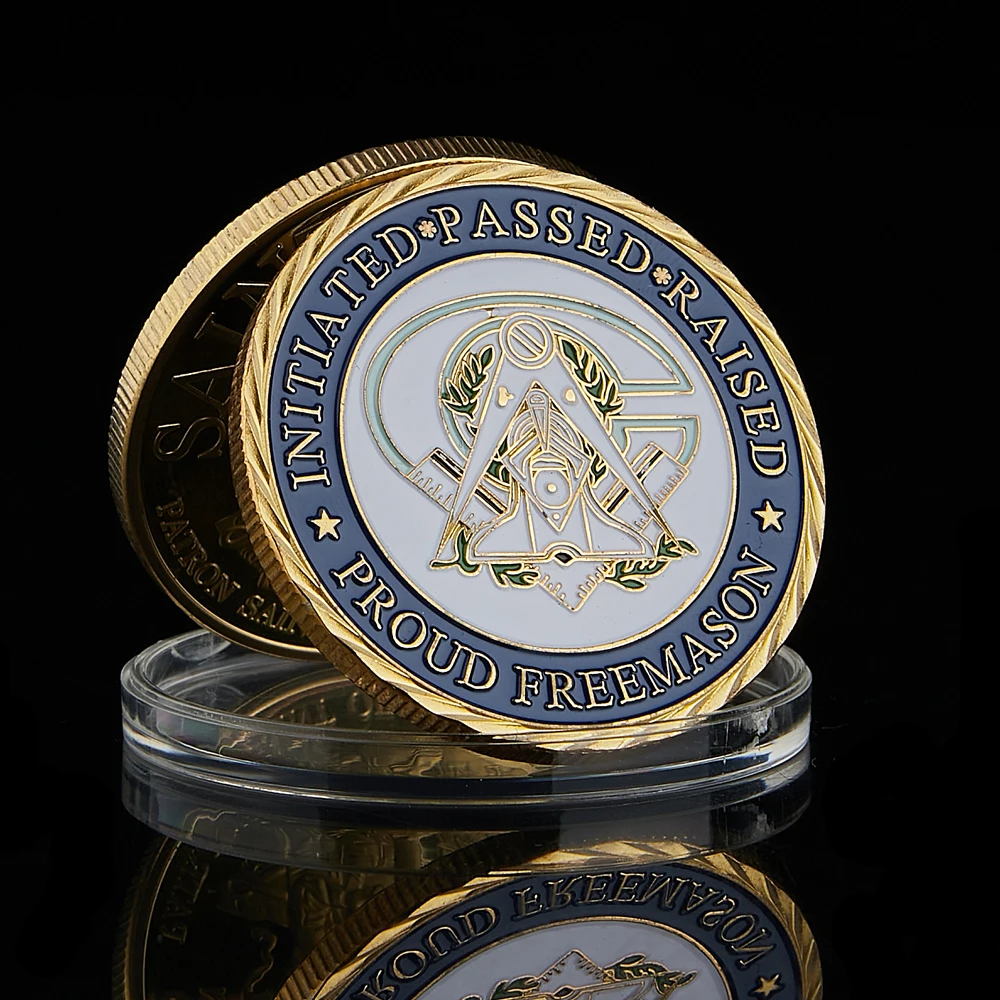 Масонское масонство 1 унция Жетоны и масонская Вера Надежда благотворительная