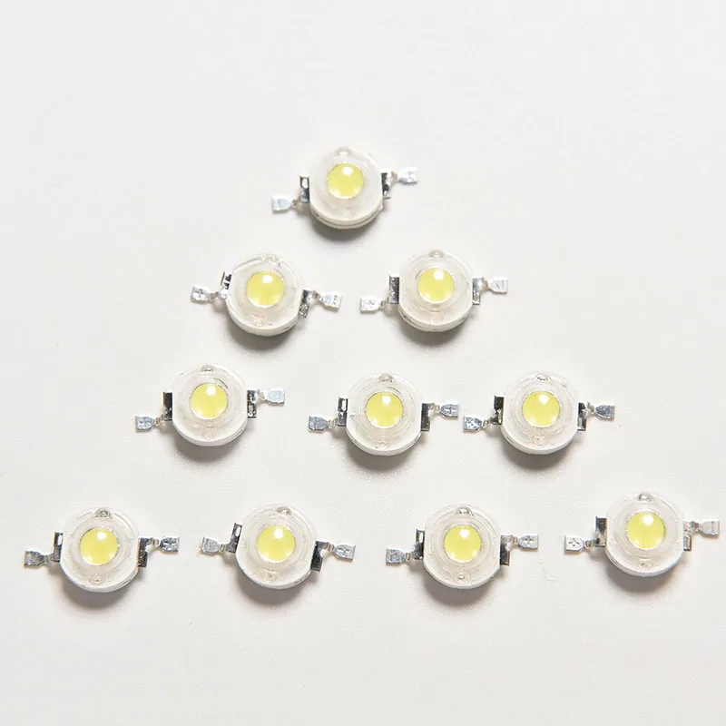 

1W LED Light Beads 110LM DC 3.2V-3.4V SMD High Power Emitting Diodes Chip LEDs Lamp Source DIY Spotlight Bulb