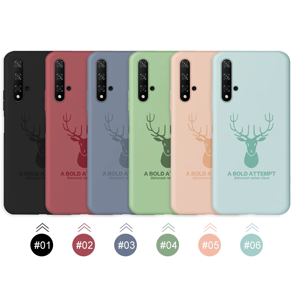 Силиконовый чехол для Huawei Honor 20 20Lite Pro P20 8X 9X Mate 30 Pro|Бамперы| |
