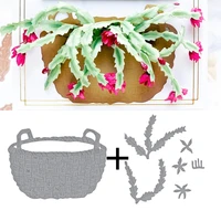 cutting dies new arrival flower basket scrapbooking crafts photo album diy stamps stencils for card making embossing folders