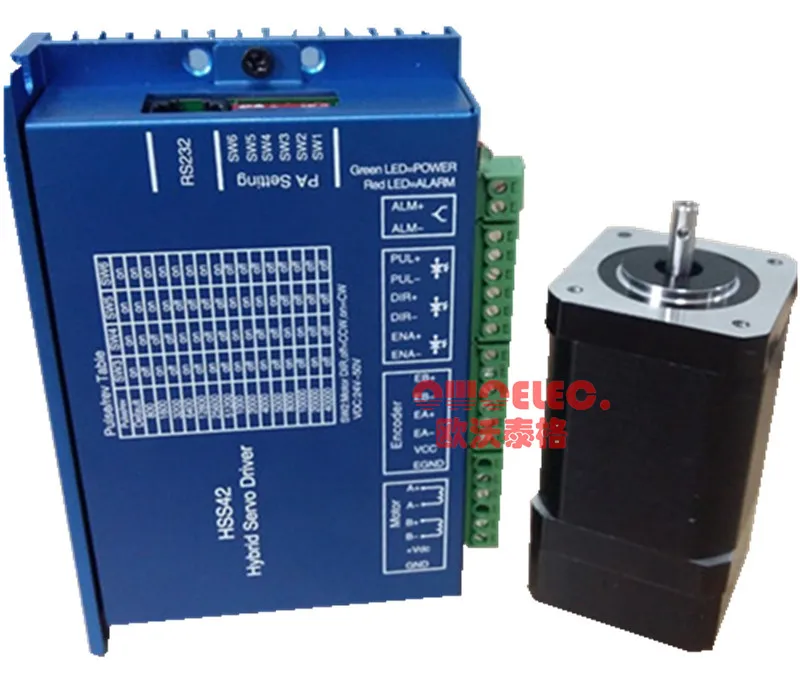 Комплект с чпу серводвигатель Гибридный замкнутый цикл шаговый легкий набор