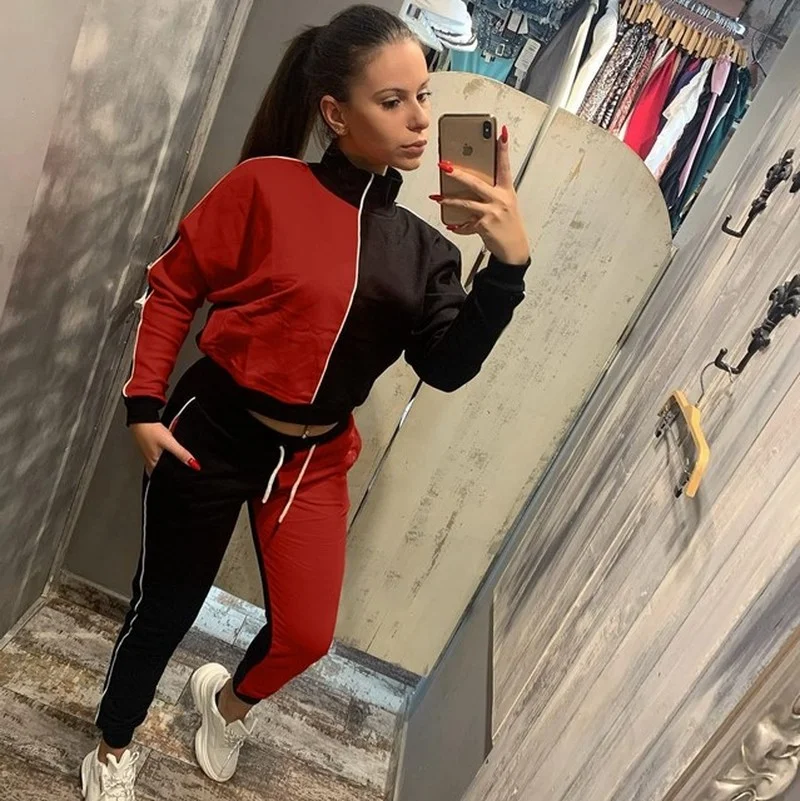 Оптовая продажа товаров Осенний Повседневный Спортивный костюм женский