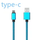 Зарядный кабель USB Type-C, синий, для xiaomi mi5, Oneplus, LG, Nexus 5x, huawei, samsung letv, для Android