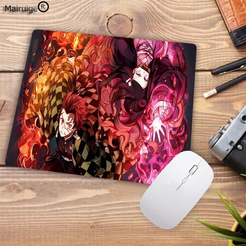 mrgbest anime demon slayer kimetsu large gaming mouse pad mouse mat for laptop computer keyboard pad desk pad for mousepad free global shipping