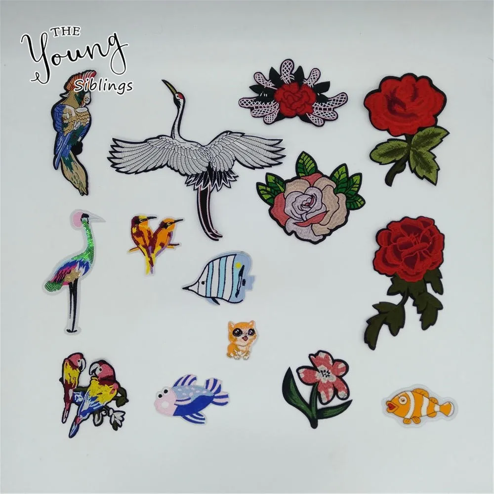 Модная стильная мультяшная нашивка термоплавкий клей аппликация вышивка значки