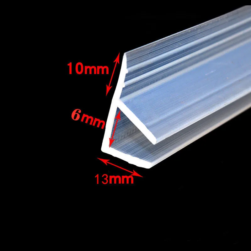

Силиконовая резиновая уплотнительная лента для душа 1-3 м, звукоизоляционная уплотнительная лента для экрана ванной комнаты, стеклянной двери, окна, бескаркасные аксессуары для стекла