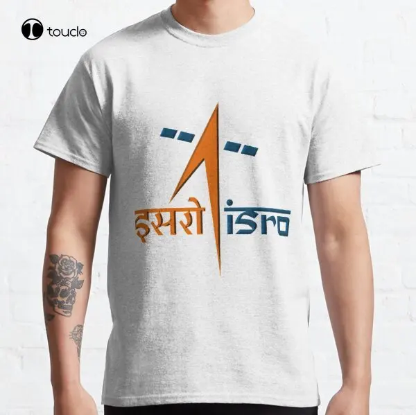 

Indian Space Research Organization (Isro) Logo Classic T-Shirt Tee Shirt Custom Aldult Teen Unisex Digital Printing Xs-5Xl